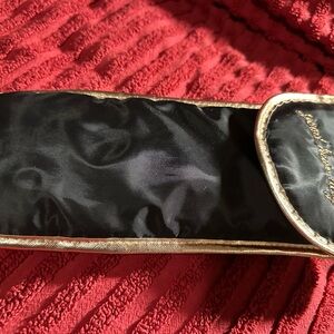 Black and Gold Satin Curling iron holder